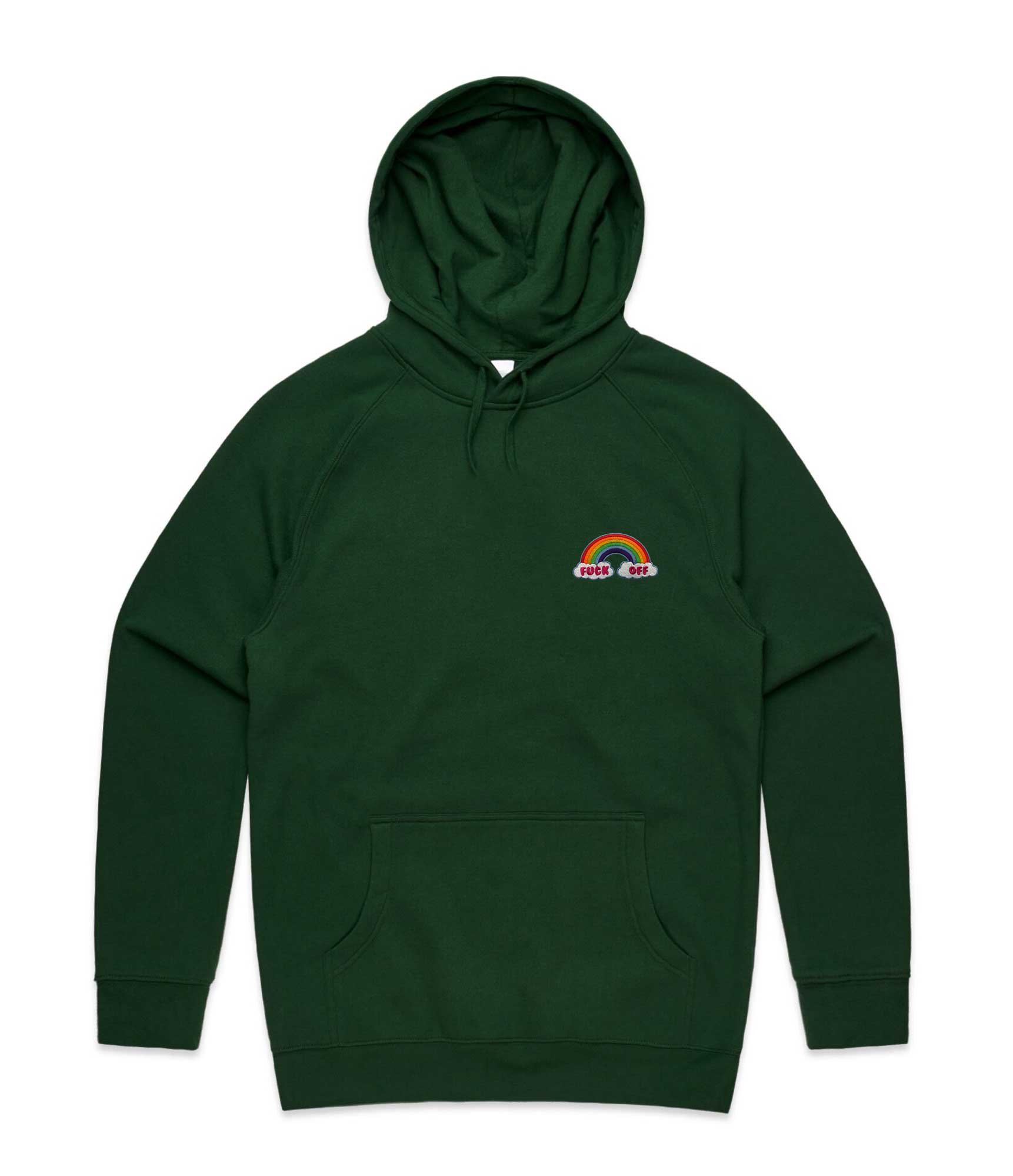 Image of BSO Embroidered Unisex Hoodie - Fuck Off Backstage Originals